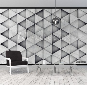 Image de Concrete prism as a background 3D rendering